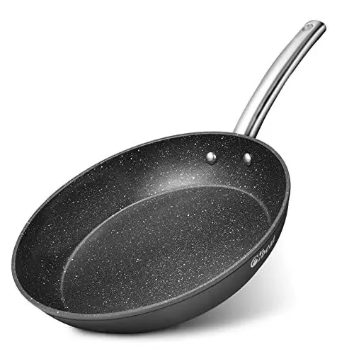 Produktbild: Cibeat Beschichtete Pfanne 28 cm Antihaft, Bratpfanne Induktion, Pfanne Spülmaschinenfest, Crepe Pfanne, Omlettenpfanne, Für alle Herde Geeignet