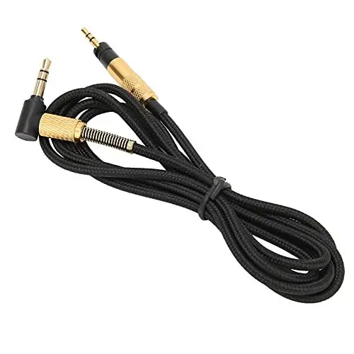 Produktbild: Audiokabel, 3,5 Mm AUX-Kabel 1,5 M Kopfhörerkabel Audiokabel Kabelversorgung Passend für HD4.30 HD4.40BT HD4.50BTNC