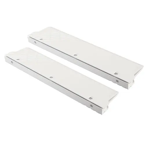Produktbild: ciciglow DDR5-Speicherkühler, Computer-Wasserkühlungskühlkörper aus Aluminiumlegierung mit Wärmeableitungsband, Breite Kompatibilität für DDR5-Speicher (White)