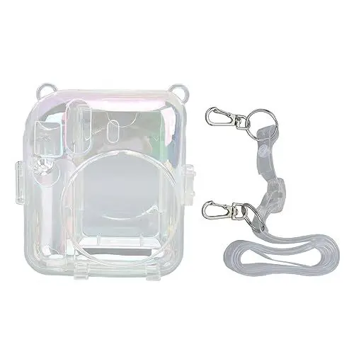 Produktbild: ciciglow Durchsichtige Schutzhülle für 12, PC-Hartschale, Transparent, Bunt, Kristall, mit Verstellbarem Schultergurt