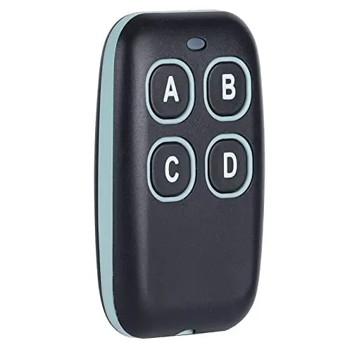 Produktbild: ciciglow Fernbedienung, AK-K200803 433 MHz 4-Tasten-Lern-Fernbedienung Schlüsselanhänger 4-Kanal Tragbarer Universal-Wireless-Fernbedienungsschalter für Autogaragentor