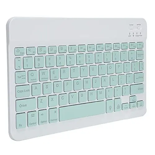 Produktbild: ciciglow Fortschrittliche Kabellose Beleuchtete Tastatur, Ultraschlanke Tastatur in Voller Größe, Taktiles Ansprechverhalten, Wiederaufladbare Bluetooth-Hintergrundbeleuchtung mit