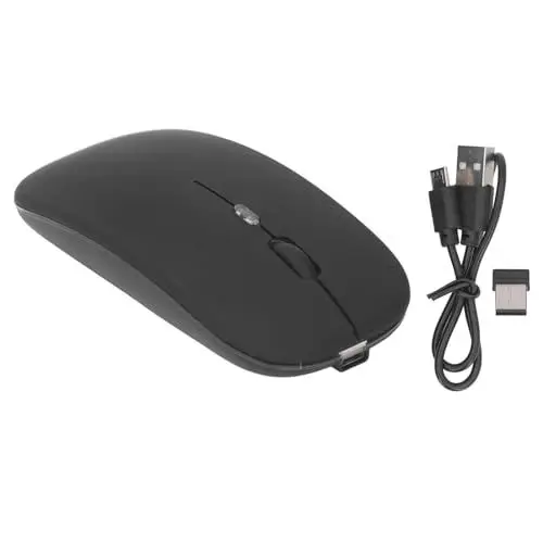 Produktbild: ciciglow Kabellose Gaming-Maus, Computermäuse, Bunte Lichteffekte, Kabellose USB-Maus, Leise, Wiederaufladbare 2,4-G-Maus für Spiele