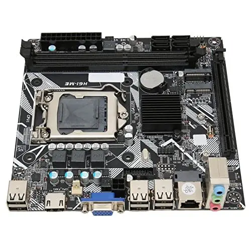 Produktbild: ciciglow LGA 1155 Motherboard NVME WiFi M.2 VGA HD Ausgang 10 USB 2.0 DDR3 ITX Motherboard für PC-Ersatz