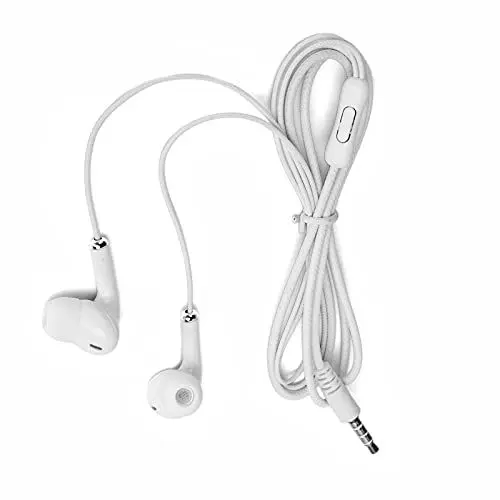 Produktbild: ciciglow Ohrhörer, Kabelgebundener Sportkopfhörer In-Ear-Kopfhörer Kabelgebundene Ohrhörer 3,5 Mm Universal HiFi Music Bass Ohrhörer mit Mikrofon(Weiß)