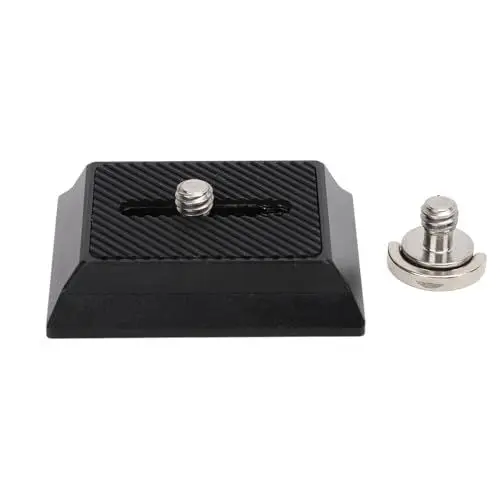 Produktbild: ciciglow Schnellwechselplatte, 1/4 Zoll Schraube Schnellwechsel-Kamerastativadapter für Arca für RC5 501 Kugelkopf