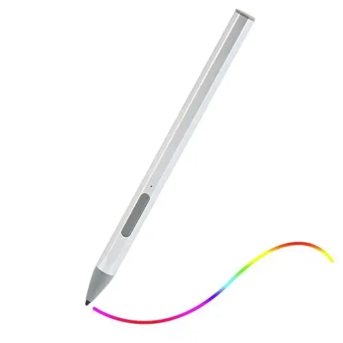 Produktbild: ciciglow Tablet Stylus Pen, für Pro7 6 5 4 3 X für Laptop für Book for Studio for 3 Go Stylus Pen mit 3 Austauschbaren Spitzen Anti-Touch-Funktion Stylus Pen(Silber)