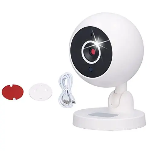 Produktbild: ciciglow WLAN-Kamera für Den Innenbereich, 1080P HD-Hundekamera, Horizontal 360 Grad, Vertikal 180 Grad, Kabellose Baby-Sicherheitskamera mit Bewegungserkennung bei Nacht, 2-Wege-Audio