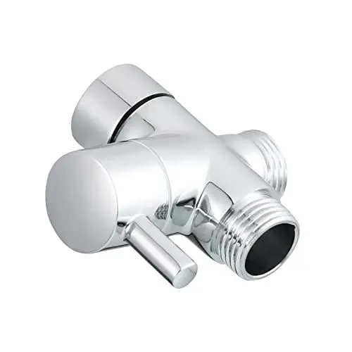 Produktbild: CIENCIA 1/2 Zoll Umschaltventil Dusche Adapter Messing 3 Wege Umstellerventil für Regendusche und Duscharm Chrom, DSF007