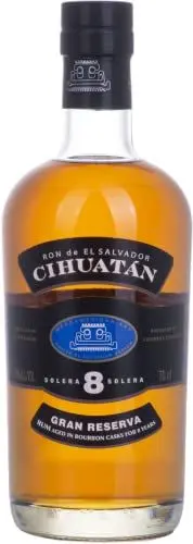 Produktbild: Cihuatán 8 Solera Gran Reserva 40% Vol. 0,7l