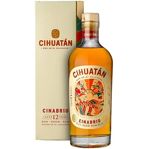 Produktbild: Cihuatan Cinabrio Rum El Salvador 12YO Rum (1 x 700 ml)