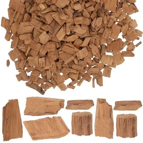 Produktbild: Ciieeo 100 G Eichenspäne Natürliche Eichenholzstücke Leichte Toast-Grillholzspäne Für Raucher Weinbrauzubehör