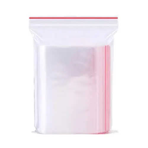 Produktbild: Ciieeo 100st Mini-plastiktüten P-OLY-Beutel Mit Reißverschluss 10 x 13 Durchsichtige Polybeutel Taschen Behandeln Sous-Vide-Beutel Klarer Reißverschluss Tüten Für Schmuck X15 Zu Klemmen