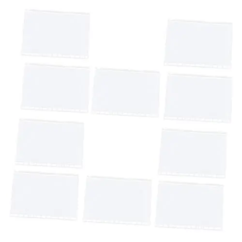 Produktbild: Ciieeo Lose-blatt-notizbuch-ziertasche 10 Stück Binder-reißverschlusstaschen Pvc-aufbewahrungstasche für Tickets Karten