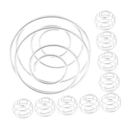 Produktbild: Ciieeo 10 Stück Shaker Cup Spring Shake Mixer Mischkugeln Mixer Kugeln Für Shaker Tassen Proteinflaschen Shaker Getränkemischer Shaker Kugeln Metall Schneebesen Draht Schneebesen Kugeln