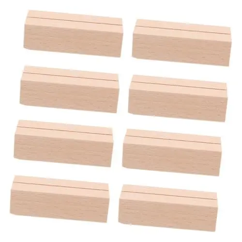Produktbild: Ciieeo Tischnummernhalter Aus Holz Kartenhalter für Spielkarten Desktop-displayständer für Marketingschilder