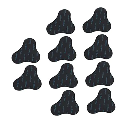 Produktbild: Ciieeo 10 Stück rutschfeste Aufkleber Schwarzes Klebeband Whiteout Klebeband rutschfeste Teppiche Schwarze Teppiche Eckgreifer Aufkleber Waschbares Teppichband Doppelseitiges