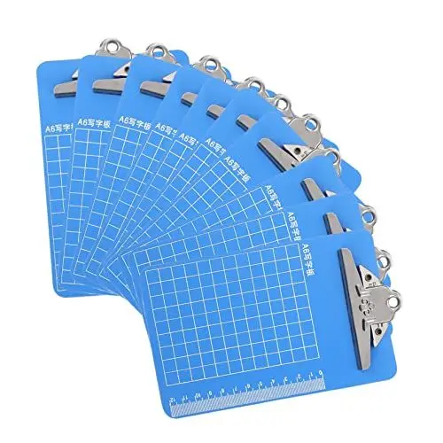 Produktbild: Ciieeo 10st Ordner Für Schreibblöcke Organizer Für Hängemappen Briefsortierer Flache Zwischenablage Cafeteria-grill-klemmbrett A6 Ordner Halter Tasche Plastik Quittungsordner A4