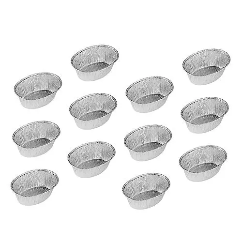 Produktbild: Ciieeo 125St Backblech aus Blech ovale pfannen aus aluminium runde Backform Brotform Bratpfanne Aufbewahrungsbehälter für den Haushalt ovale Aluschale Aluminiumfolie Ofen