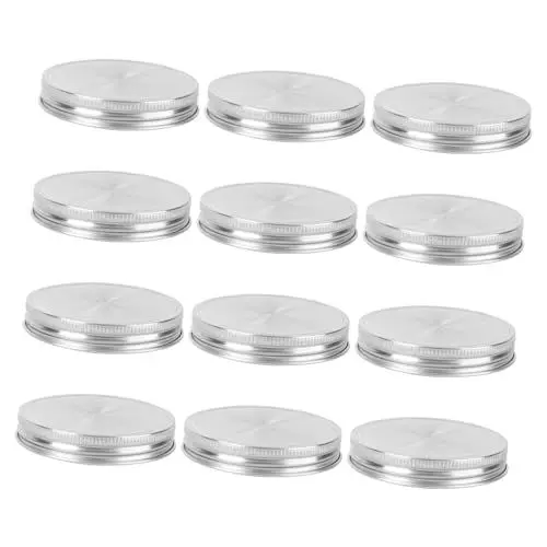 Produktbild: Ciieeo 86-mm-glasdeckel Auslaufsichere Versiegelungen Mit Silikondichtung Edelstahl-verschlussdeckel Für Die Küche