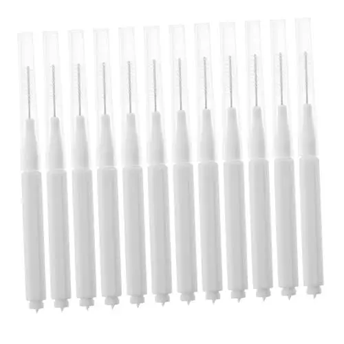 Produktbild: Ciieeo Zahnbürstenreiniger-Set 12-teilig Interdentalbürsten Weiche Reinigungsborsten für Zahnpastatuben Bürstenpflege-Tools Spiralbürste für Einfache Reinigung