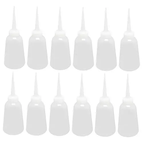 Produktbild: Ciieeo 12 Stück Nachfüllbare Quetschflaschen 250 Ml Flüssigkleber- Präzisions-tropfer Kunststoff-kleber-applikatorflasche Für Kunsthandwerk