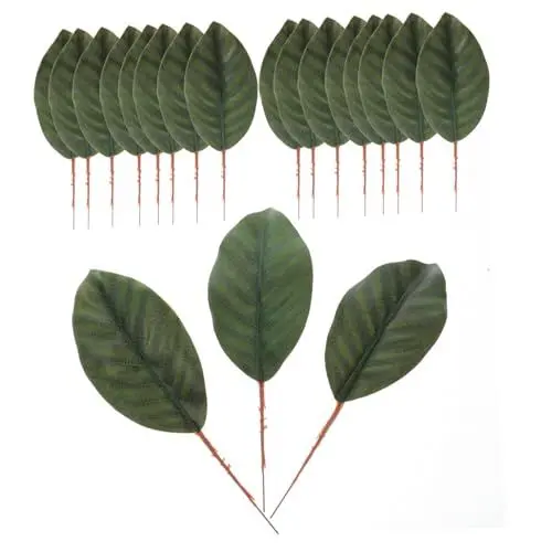 Produktbild: Ciieeo 150 STK Künstliche Magnolienblätter Grüne Pflanzen Gefälschte Blätter Ornamente Blumensträuße Zur Hochzeit Hochzeitsgirlande Künstliche Pflanze Zweig Kranz Geklebt Blatt Seidentuch