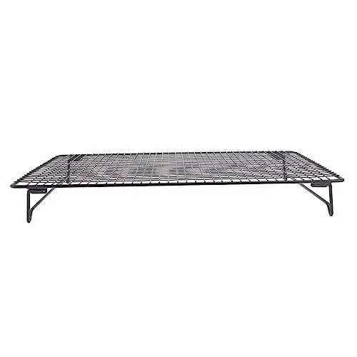 Produktbild: Ciieeo 1Stk Kuchen Kühlregal kühlpads kühlkissen Kekse Abkühlgitter plätzchenausstecher Kuh Grill wender Gestell Grillzubehör Kekse kühler Bäckereiregal Schwarze Hochtemperaturfarbe Black