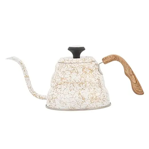 Produktbild: Ciieeo Edelstahl Wasserkocher Kaffeekanne 500ml Große Kapazität Kaffee Wasserkocher Tee Wasserkocher Herd