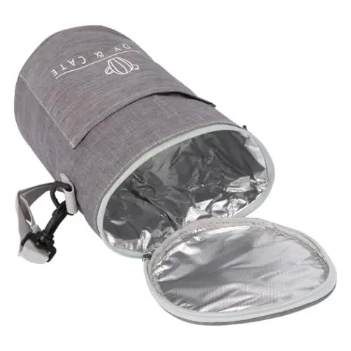 Produktbild: Ciieeo 1Stk Lunchbox-Tasche Isoliertasche isolierter Lebensmitteltr?ger Picknick Mahlzeit Tasche Thermotasche aus Oxford-Stoff tragbare Thermotasche runden Isoliertaschen