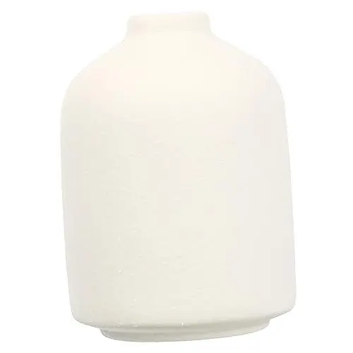 Produktbild: Ciieeo 1Stk mattierte Keramikvase Korbvase Hohes Schilfrohr für Bodenvase beige Vase Kuhvase Bunte Vase vase for Living Room trockenblumen vase Pflanzenbehälter einfache Vase Weiß