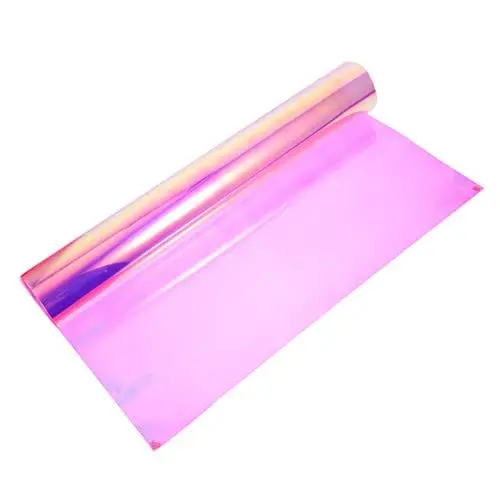 Produktbild: Ciieeo 1blatt Iridescent PVC Film Für DIY Bastelprojekte Schillernd Und Transparent Für Taschen Kleidung Und Dekoration Vielseitig Einsetzbar Verschiedenen Kreativen Anwendungen