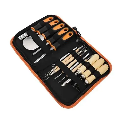 Produktbild: Ciieeo 1satz Kürbis Schnitzwerkzeugen Buntes Kürbis Schnitzset Für Halloween Für Erwachsene Und Ergonomisches Design Für Komfortable Handhabung