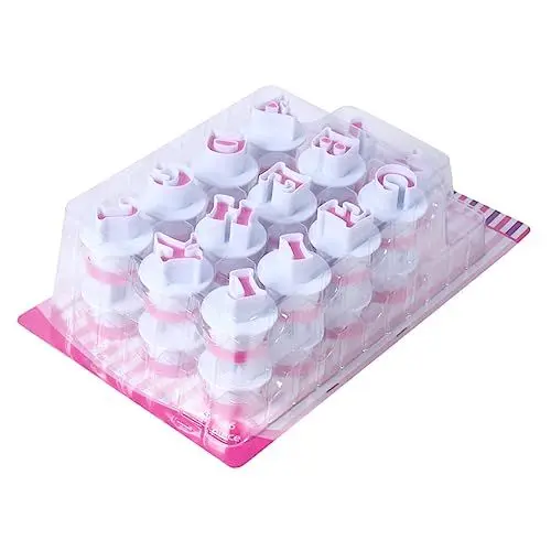 Produktbild: Ciieeo Backwerkzeug 26 Buchstaben-ausstechformen Keksformen Druckausstecher Formen Für Fondant Keksdekorationen Sandwich-ausstechformen