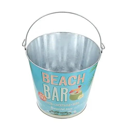 Produktbild: Ciieeo 1 Satz Eimer Eisbehälter Weinkübelkühler Metallisches Eimer Für Cocktail-eisgetränke Vintage Eiskübel Bier Eiskübel Getränkewanne Aus Metall Verzinkt Weißblech Eisen