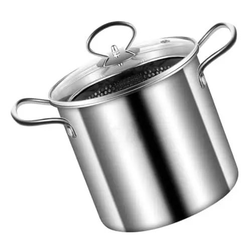 Produktbild: Ciieeo 1 Satz Fritteuse Aus Edelstahl Fischfritteuse Spargeltopf Fischbratpfanne Pommes-frites-korb Korb Mit Pommes Frites Frittierkorb Kleine Fritteuse Rostfreier Stahl Gittergewebe 16c