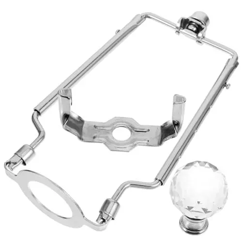 Produktbild: Ciieeo 1 Satz Stehlampe Hornständer Lampenfassungsrahmen Ersatzteile für Lampen Lampenschirm Lampenteile Harfe Beleuchtungszubehör Schreibtischlampe Suite schmücken Hornrahmen Adapter