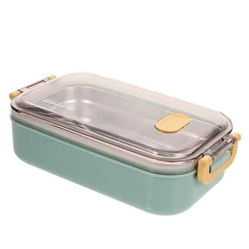 Produktbild: Ciieeo -lunchbox 800 Ml 304 Edelstahl Doppelschichtige Frischhaltebox Auslaufsicherer Deckel Für Jungen Und Mädchen