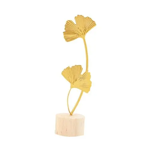 Produktbild: Ciieeo 1 Stück Ginkgo Blatt Ornamente Ginkgo Blätter Ornament Ginkgo Blatt Miniaturen Nordisches Ginkgo Ornament Ginkgo Ginkgo Blatt Ginkgo Kunstskulptur