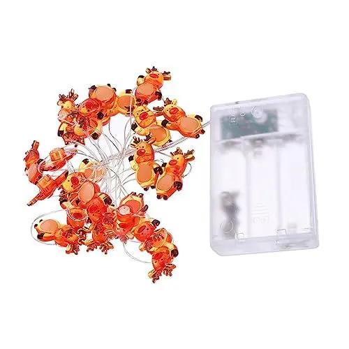 Produktbild: MAGICLULU 1 Stück Schnur Weihnachtslichterkette weihnachtsdeko Weihnachts-Hängelichter Santa Weihnachtsbaum Dekor Weihnachtsbeleuchtung Elemente LED-Leuchten Party-LED-Leuchten Weihnachten