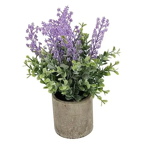Produktbild: Ciieeo Künstlicher Bonsai-Lavendel Simulationspflanze Ornament Für Bücherregal Fensterbank