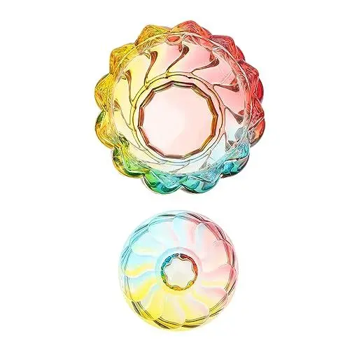 Produktbild: Ciieeo 1stk Süßigkeitenglas Vorratsdose Verschließen Kleine Bonbondose Vorratsbehälter Für Süßigkeiten Aufbewahrungsbehälter Aus Glas Cookie- Buffet Kugelkissen