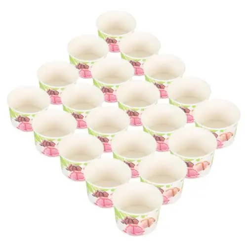 Produktbild: Ciieeo Sichere Eisbecher Aus Papier Einweg-dessertschale 200 Stück Für Eiscreme-pudding