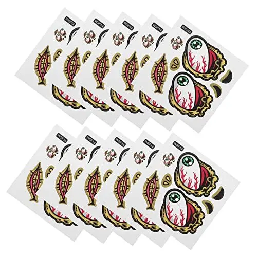 Produktbild: Ciieeo 20 Blätter Kürbis-Aufkleber halloween pumpkin halloweenkürbis Halloween-Fensteraufkleber Kürbis-Fensteraufkleber schmücken Dekor lustige Fensteraufkleber Halloween-Zubehör Papier