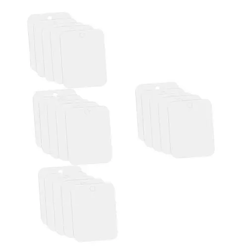 Produktbild: Ciieeo 20 STK Abgerundeter doppelseitiger Spiegel Glatte Spiegel Kleiner beschlagfreier Spiegel reflektorhalter rundspiegel spiegelnde Wandspiegel Spiegel für Zuhause reflektierend Acryl