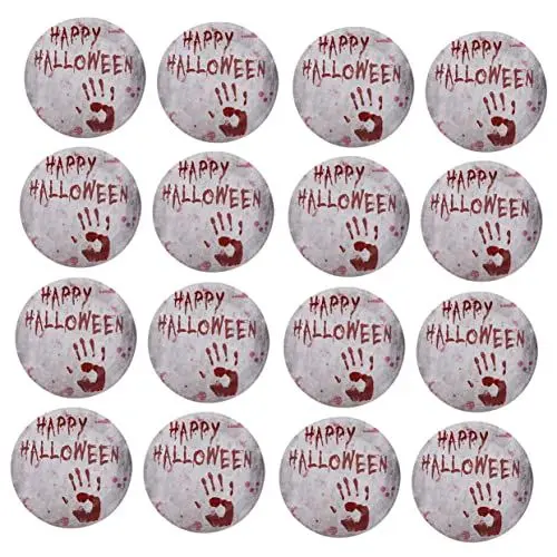 Produktbild: Ciieeo 24stücke Halloween Papierteller Mit -handabdrücken Papierteller Für Halloween-partys Bars Und Feiern Sie Eine Gruselige