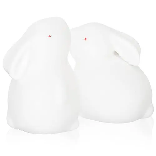 Produktbild: Ciieeo 2St Neujahrsdekore Animal Figures osterpräsente Kaninchenfigur 0stergeschenke Hasenfiguren Spielzeug Osterhasenfigur Hasenfigur aus Keramik Hasenfigur für zu Hause weißes Porzellan