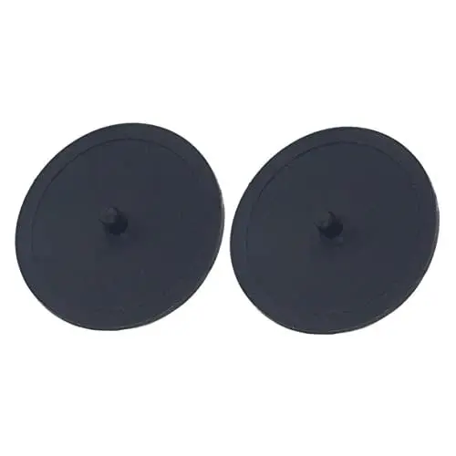 Produktbild: Ciieeo 2St Reinigungstabletten für Kaffeemaschinen Reinigungsdichtung Espressokaffee kaffeemaschinen Reiniger kaffeemaschinenreiniger Gummi-Reinigungsmatten Rückwärtsreinigungsmatte Black