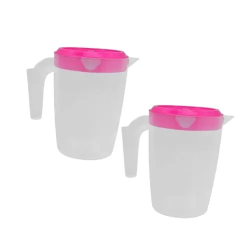Produktbild: Ciieeo 2-teiliges Krug-set Mit Deckel 1 L Wasserkrug Teesieb Kaltgetränke-wasserkocher Kühlschrankkaraffe Für Saft Tee Und