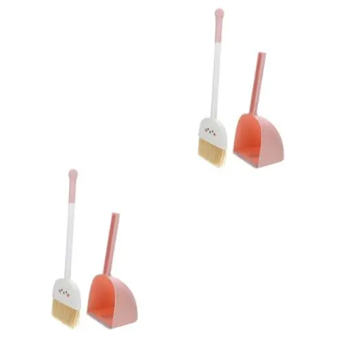 Produktbild: Ciieeo 2 Sets Praktische Kinder Besen Und Kehrschaufel Set Besen Besen Und Kehrschaufel Für Home Reinigung Set